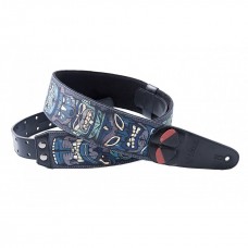 8401070280149 Mojo Tiki Blue Ремень для гитары, RightOn Straps