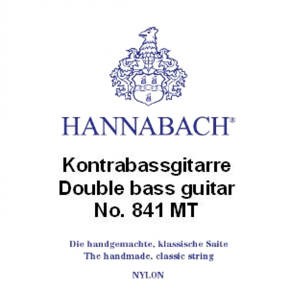 8413MT Doublebass Отдельная третья струна для акустической 4-струнной контрабас гитары, Hannabach