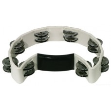 GEWA Jingle Wreath Half Moon 16 Jingles White тамбурин полукруглый