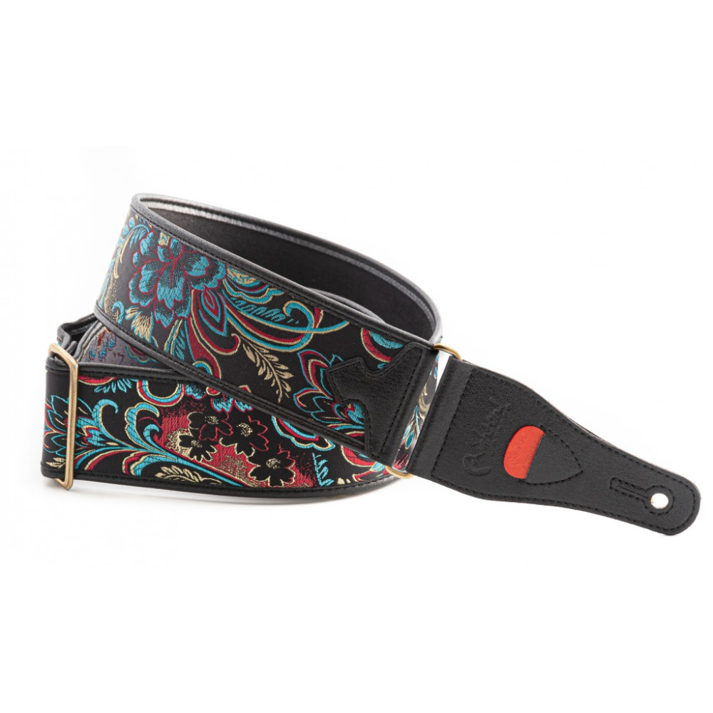 8419612000858 Talisman Beppu II Teal Ремень для гитары, текстиль/синтетика, RightOn Straps