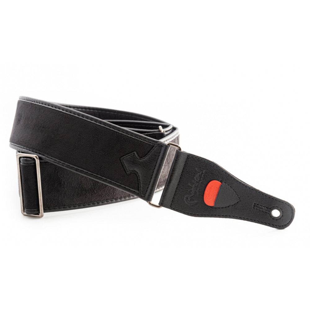 8419612000971 Talisman Divine Black Ремень для гитары, текстиль/синтетика, черный, RightOn Straps