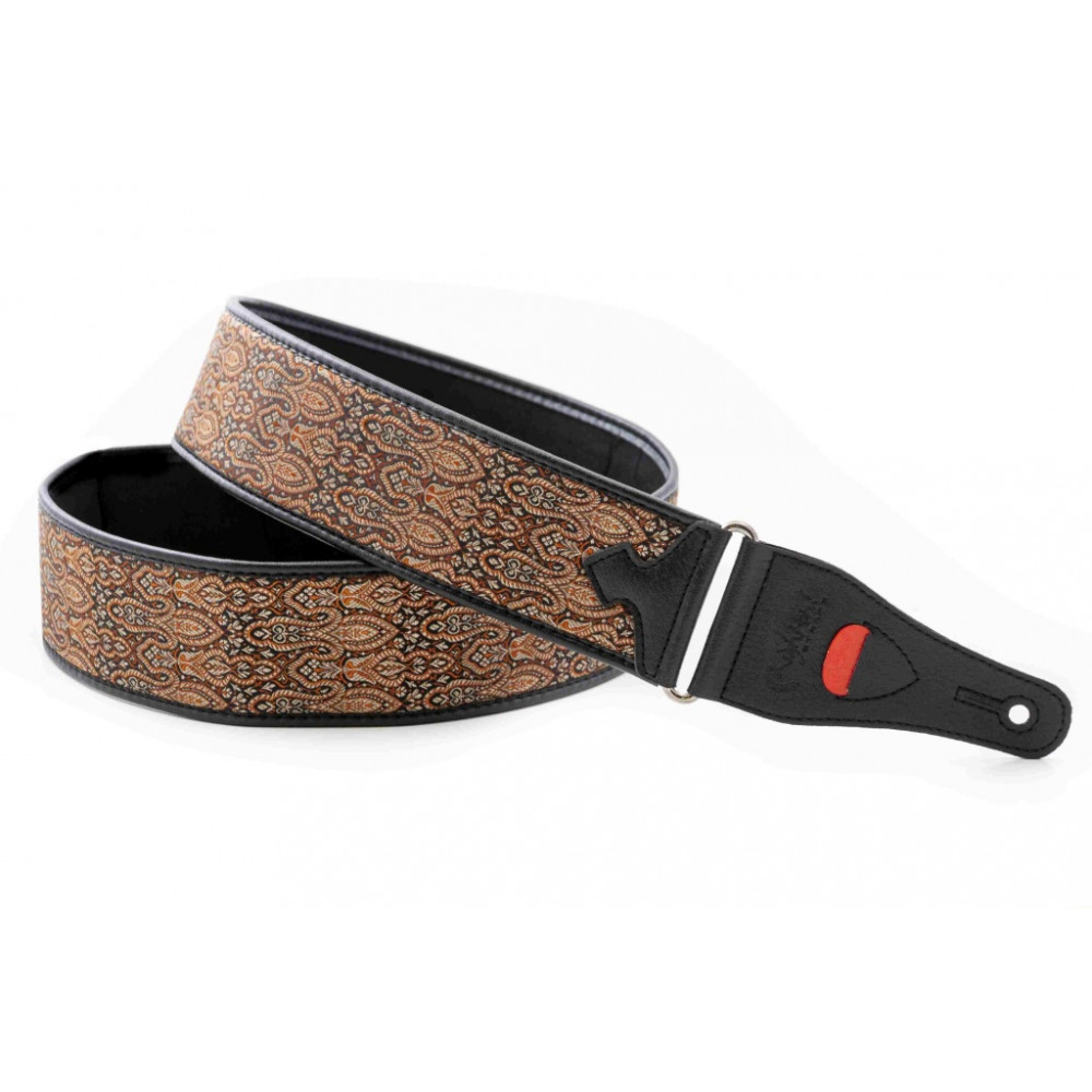 8436612540757 Talisman Cordoba Ремень для гитары, текстиль/синтетика, коричневый, RightOn Straps