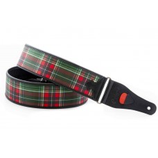 8436612540825 Talisman Tartan Green Ремень для гитары, текстиль/синтетика, зеленый, RightOn Straps