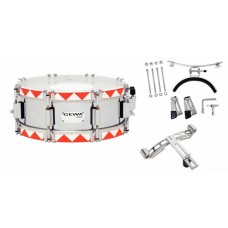 GEWA Marching Small Drum Steel Chrome HW RH 13x5.5" маршевый малый барабан