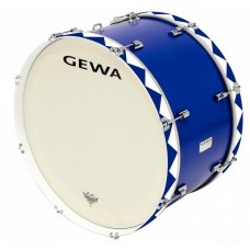 GEWA Marching Bass Drum 26x14" Blue маршевый бас-барабан с традиционным узором