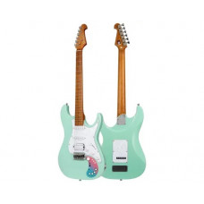 Электрогитара Bullfighter D-160SE With bag, Surf Green, в комплекте чехол и аксессуары