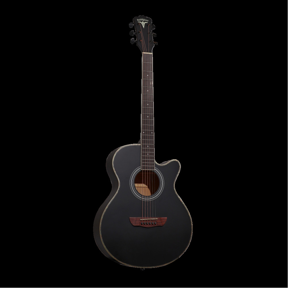 Акустическая гитара BULLFIGHTER D-4012 Black Satin
