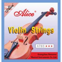 A703 Комплект струн для скрипки, никель Alice