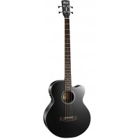 Электро-акустическая бас-гитара Cort AB850F-BK-BAG Acoustic Bass Series, с вырезом, черная