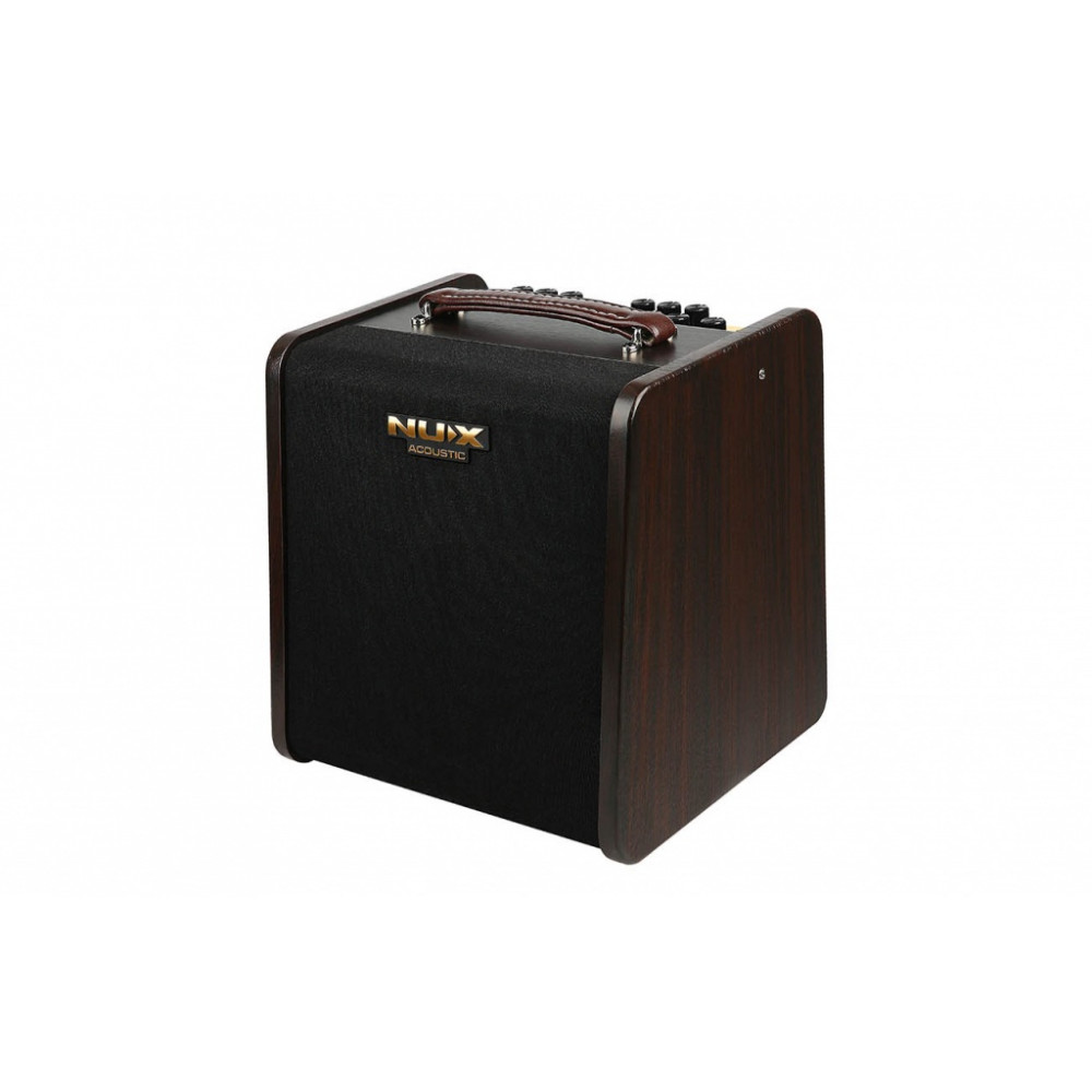 AC-80 Stageman II Комбоусилитель для акустической гитары, 80Вт, аккумуляторный, Nux