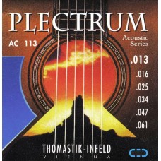 AC113 Plectrum Комплект струн для акустической гитары, бронза, 013-061, Thomastik