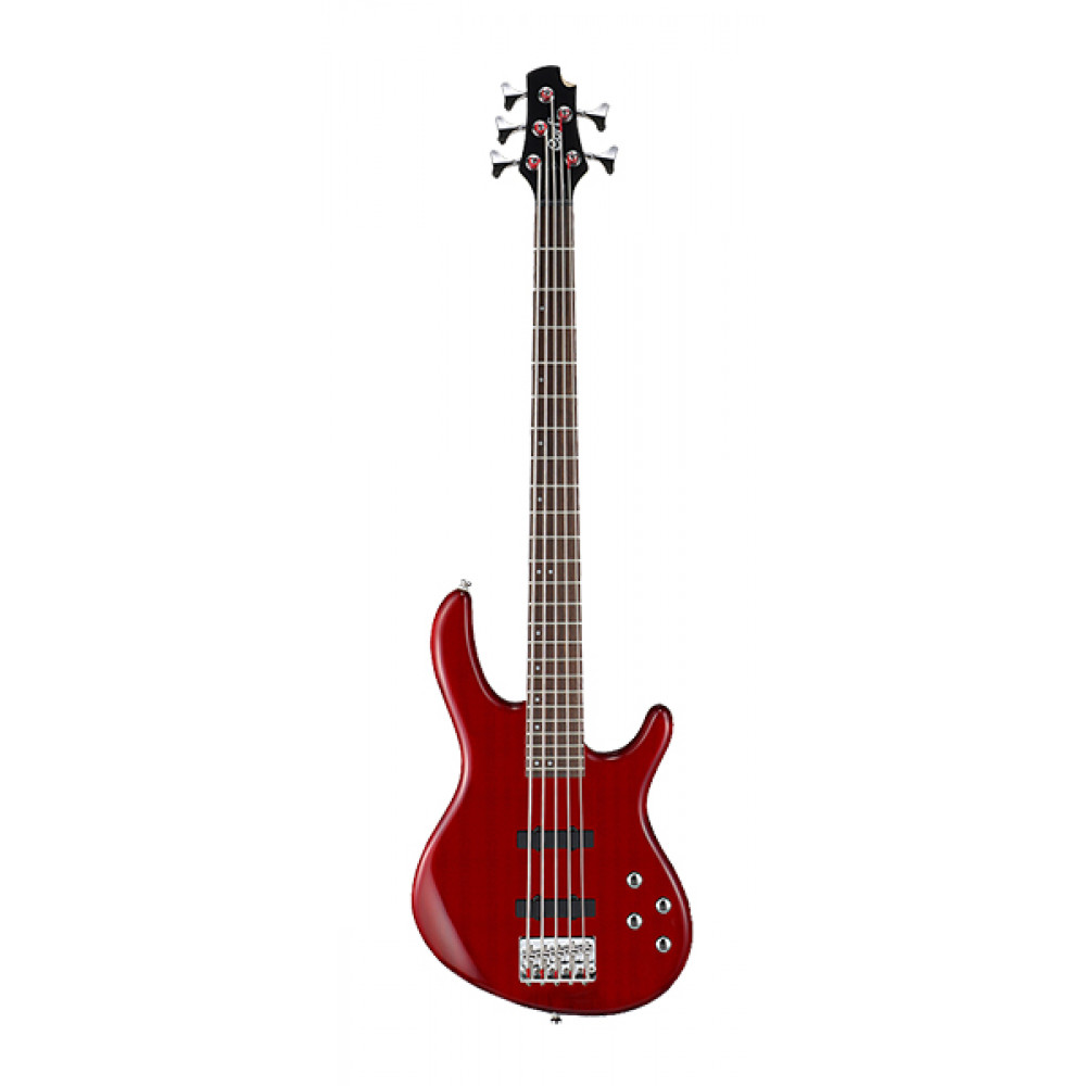 Action-Bass-V-Plus-TR Action Series Бас-гитара 5-струнная, красная, Cort