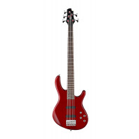 Бас-гитара 5-струнная Cort Action-Bass-V-Plus-TR Action Series, красная
