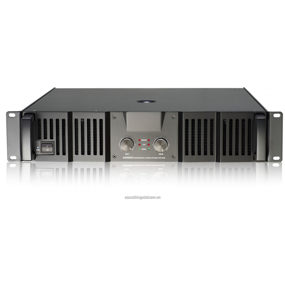 AE2200 Усилитель мощности, 2200Вт, Soundking