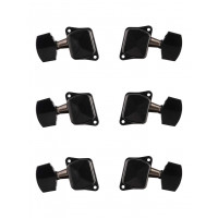 Комплект Alice AL-015BK-P, 3+3 колковой механики, черный