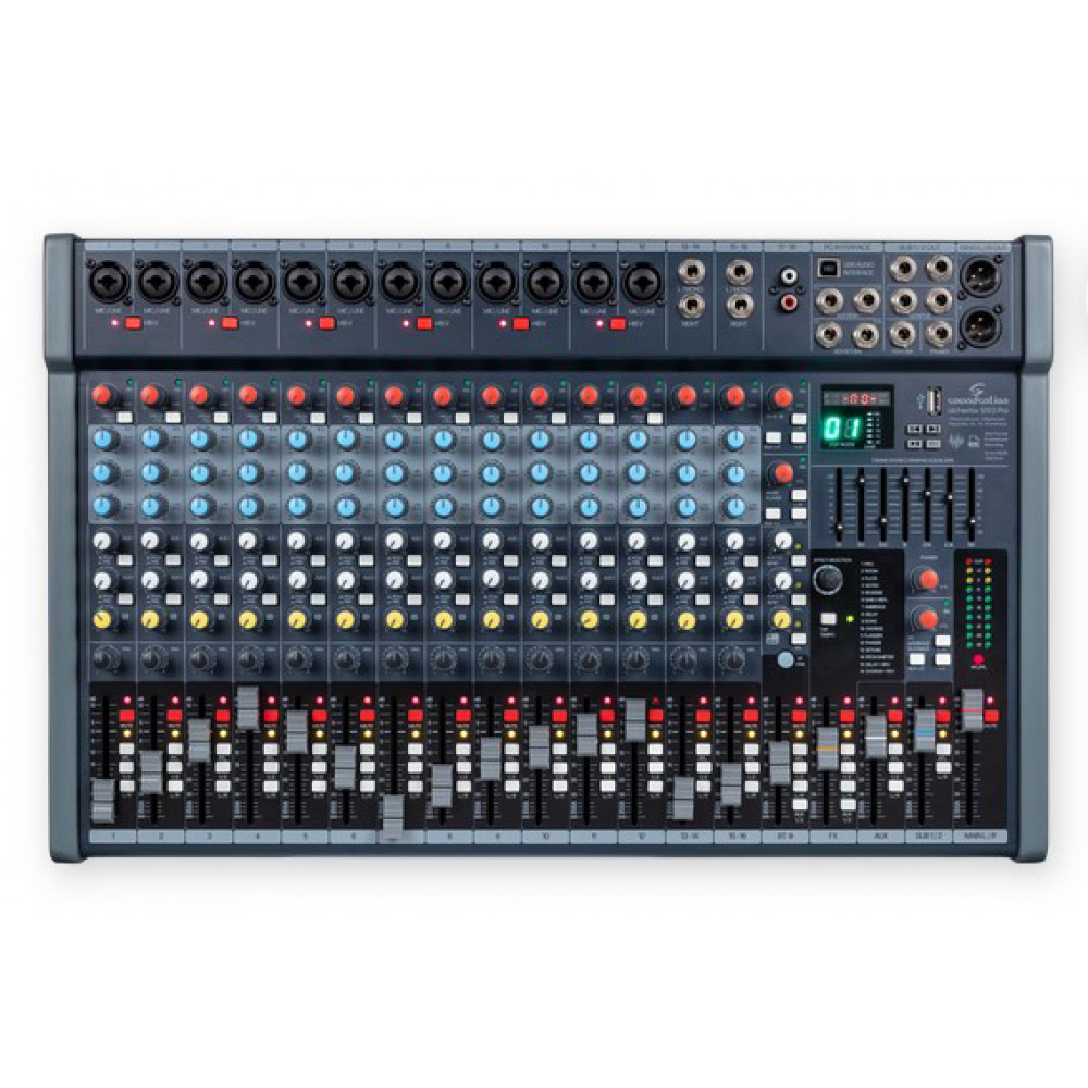 Микшерный пульт Soundsation Alchemix-1203-Pro, 18 каналов