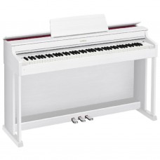 AP-470WE Celviano Цифровое пианино со стойкой и педалями, белый, Casio