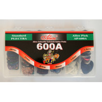 Коробка медиаторов Alice AP-600A, 600шт, 6 толщин.