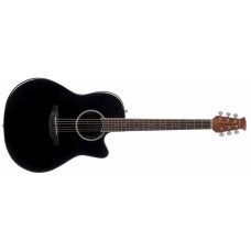 Applause AB24II-5S Balladeer Cutaway Black Satin электроакустическая гитара, цвет черный, производство Китай