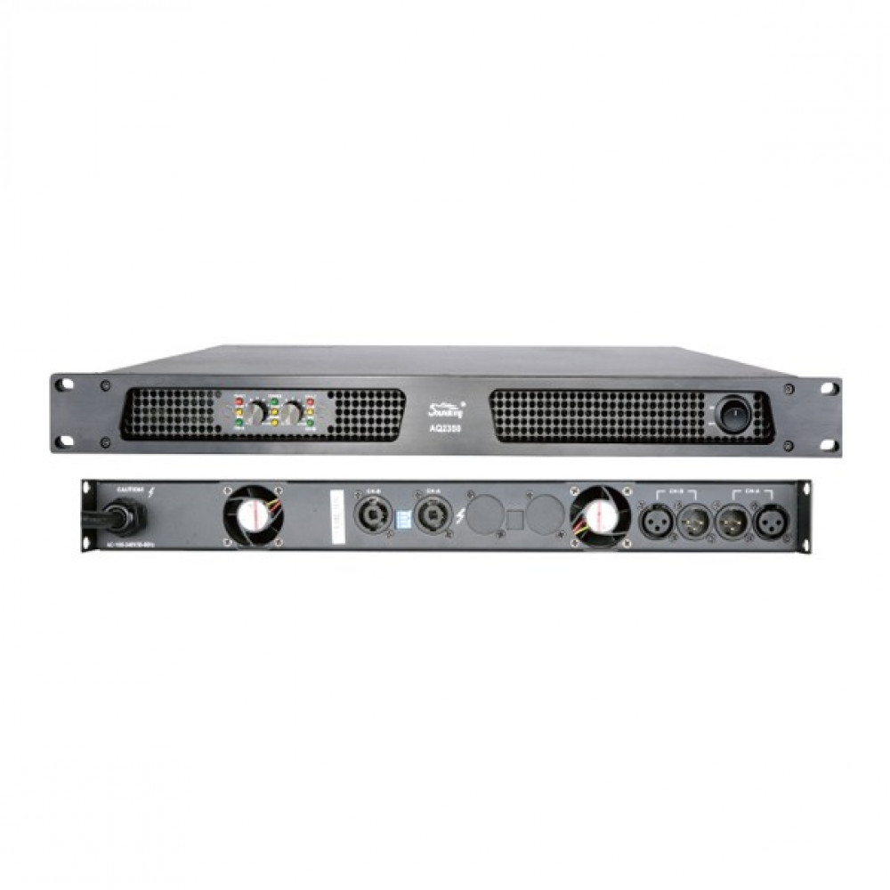 AQ2250 Усилитель мощности цифровой, 2х250Вт, Soundking