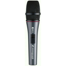 Микрофон Sennheiser [E 865-S] конденсаторный вокальный, суперкардиоида, бесшумный выключатель ON/OFF, 20 - 20000 Гц