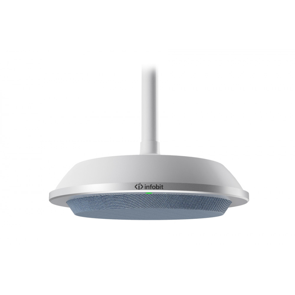 Микрофон Infobit [iSpeaker CM710] Микрофонный массив, Digital Array Ceiling Microphone, support daisy-chain