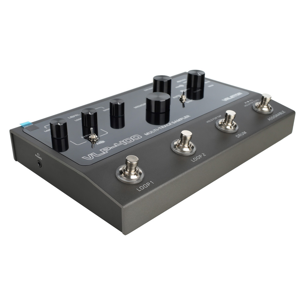 Напольный лупер на 12 часов записи Valeton [VLP-400] AD/DA:32-bit/48 kHz, четыре футсвича, 7 эффектов, барабанные пресеты, программа для управления на компьютере