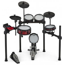 Электронная ударная установка [NITROPROKITXEUK] Alesis [NITRO PRO KIT] 1 x 10" двухзонный малый барабан, 3 x 8" двухзонных тома, 1 x 8" сетчатый бас-барабан, 1 x 10" Hi-Hat, 2 x 10" тарелки с функцией заглушения