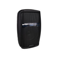Акустическая система Gemini [AS-2108P] Активная, 2-х полосная, мощность RMS/Peak 250/500 Вт, АЧХ 60-20000 Гц, Max SPL 98 дБ, динамики: 8" НЧ, 1" ВЧ, входы: 1/8" TRS AUX, RCA (L/R) AUX, 2xXLR микрофонные, 2x1/4" линейные, выходы: XLR Mi