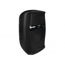 Акустическая система Gemini [AS-2110P] Активная, 2-х полосная, мощность RMS/Peak 500/1000 Вт, АЧХ 55-20000 Гц, Max SPL 100 дБ, динамики: 10" НЧ, 1" ВЧ, входы: 1/8" TRS AUX, RCA (L/R) AUX, 2xXLR микрофонные, 2x1/4" линейные, выходы: XLR