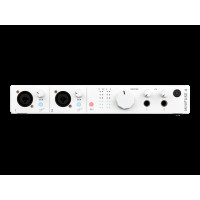 Аудиоинтерфейс USB [800113] Arturia [MiniFuse 4 White] 24бит/192кГц, два комбинированных входа XLR-1/4 (микрофонный/линейный/инструментальный) +48 В, два входа 6,3 Jack, 4 выхода 6,3 Jack, 2 выхода для наушников, MIDI In/Out, 2x USB Hub