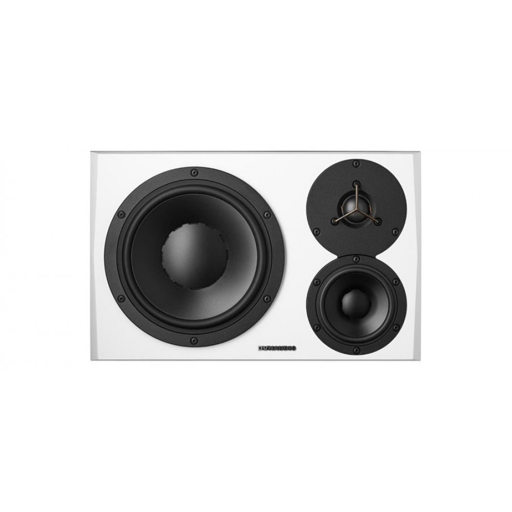 Акустическая система (студийный монитор) [963178] Dynaudio [LYD 48 R B/W] активная, 3-х полосная, ВЧ динамик 1.1", СЧ динамик 4", НЧ динамик 8", мощность: ВЧ 50 Вт, СЧ 50 Вт, НЧ 80 Вт, частоты: 50-21000 Гц, XLR, RCA аналоговые входы, правый