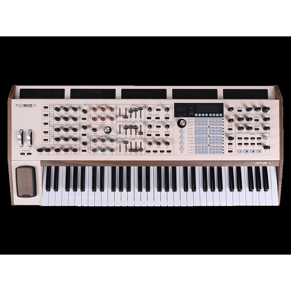 Синтезатор [551002] Arturia [PolyBrute 12] 12 голосная полифония, 61 клавиша, полифоническая клавиатура нового поколения с технологией MPE, 2x аналоговых VCO, 32-шаговый арпеджиатор, 64-шаговый секвенсор, 3D-контроллер Morphee