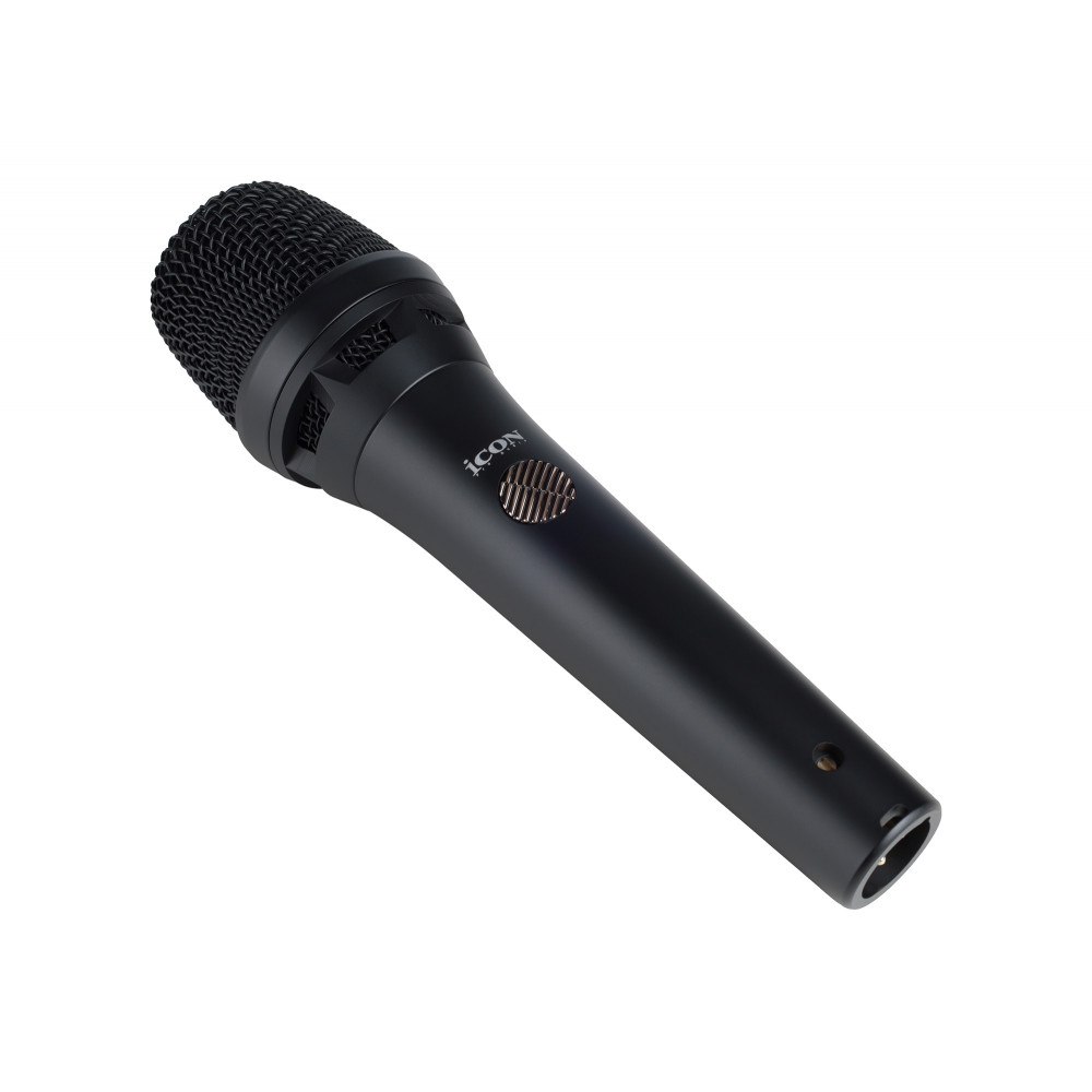 Микрофон динамический Icon [DynaMic 58] вокальный, диаграмма Cardioid, частотный диапазон 50-15000 Гц, чувствительность 54 дБВ/Па, выходное сопротивление 150 Ом, максимальный SPL 155 дБ, S/N 75 дБ, в комплекте держатель, поп-фильтр