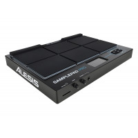 Барабанный MIDI контроллер [SAMPLEPADPROXEU] Alesis [SamplePad PRO] 8 прорезиненных пэдов с подсветкой, входы для педалей Hi-Hat и Kick, ЖК дисплей с подсветкой, MIDI-выход и вход, стереовыход 2? TRS, AUX-вход, выход на наушники, SD, USB