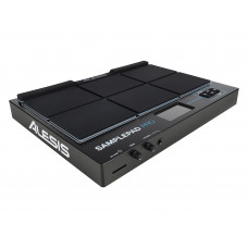 Барабанный MIDI контроллер [SAMPLEPADPROXEU] Alesis [SamplePad PRO] 8 прорезиненных пэдов с подсветкой, входы для педалей Hi-Hat и Kick, ЖК дисплей с подсветкой, MIDI-выход и вход, стереовыход 2? TRS, AUX-вход, выход на наушники, SD, USB