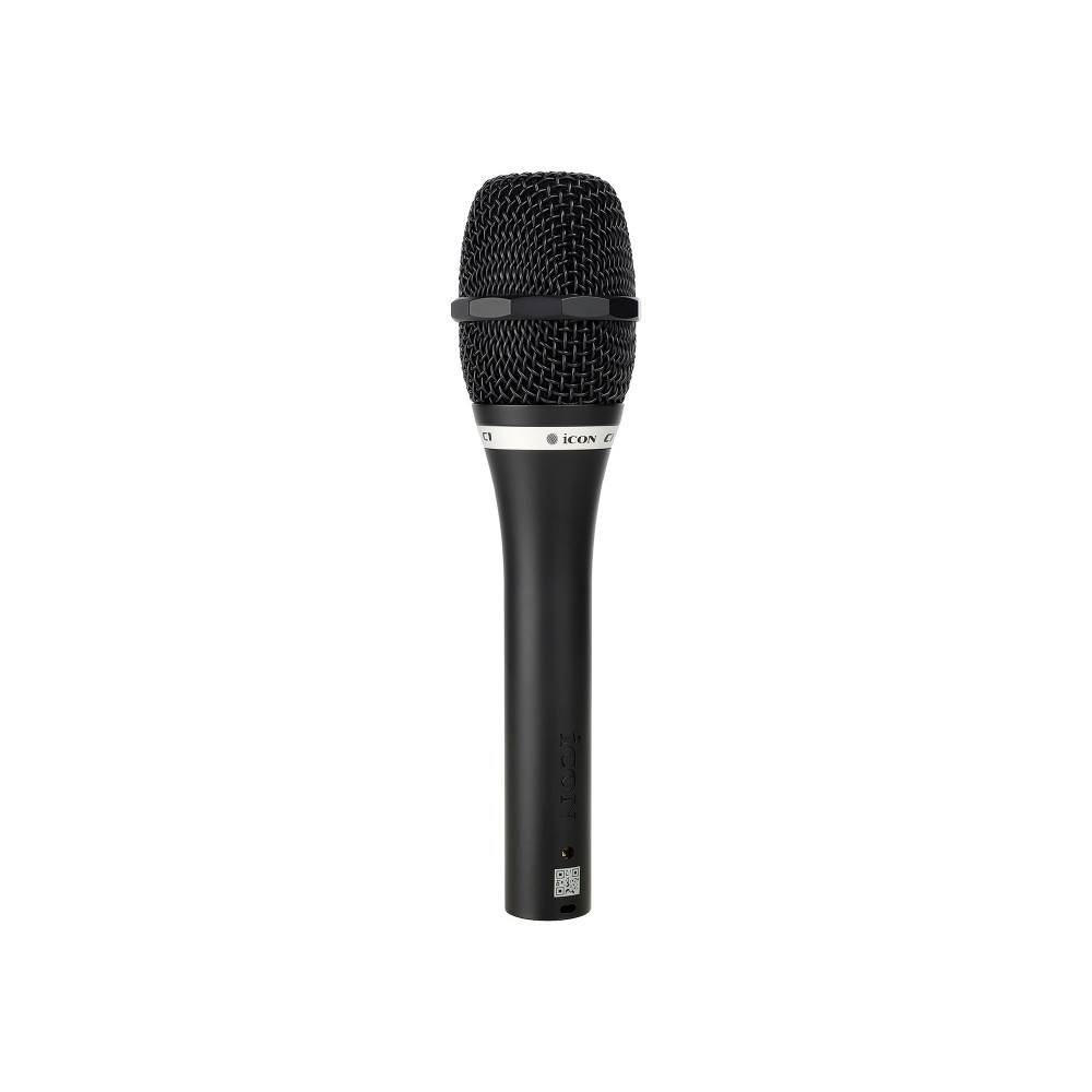 Микрофон конденсаторный Icon [C1] вокальный, диафрагма 25 мм, направленность Cardioid, частотный диапазон 40-18000 Гц, чувствительность -42 дБВ/Па, номинальное сопротивление 600 Ом, SPL 134 дБ, S/N 68 дБ, питание 5 В, цвет черный, держатель, чехол