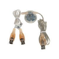 MIDI интерфейс [10105010001] Icon [MidiPort] 1х1 DIN5 male MIDI вход/выход, 16х16 MIDI каналов, Plug&Play для Mac/Windows, питание от шины USB, потребляемый ток 100 мА, разъем USB-A 2.0