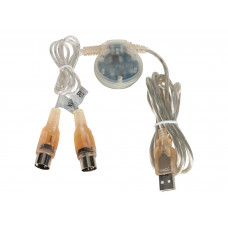 MIDI интерфейс [10105010001] Icon [MidiPort] 1х1 DIN5 male MIDI вход/выход, 16х16 MIDI каналов, Plug&Play для Mac/Windows, питание от шины USB, потребляемый ток 100 мА, разъем USB-A 2.0