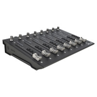 MIDI контроллер [110205A2023] Icon [P1-X] DAW контроллер, модуль расширения (8 каналов) для P1-M до 16, 32 и 64 каналов, ARM процессор Cortex-M7 500 МГц, 8 сенсорных фейдеров, 8 12-сегментных LED индикаторов каналов, Mackie Control, HUI, USB-C