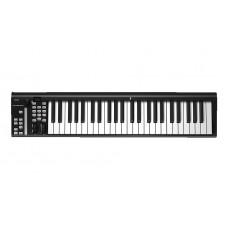 MIDI клавиатура [110105A2015] Icon [iKeyboard 5X] 49 полувзвешенных клавиш фортепианного типа, сенсорный фейдер, энкодер с LED индикатором, переключение октав и транспонирования, 2х1/4" TS вход для педалей Expression и Sustain, MIDI, USB-B