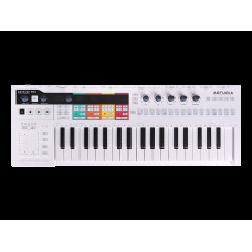 MIDI клавиатура [430211] Arturia [KeyStep Pro] 37 клавиш, 4-дорожечный секвенсор до 64 шагов, 4 группы разъемов для работы с аналоговым оборудованием и модулями, 24-частный секвенсор ударных, арпеджиатор, разъемы MIDI In/Out, Sync In/Out, CV/Gate Outs