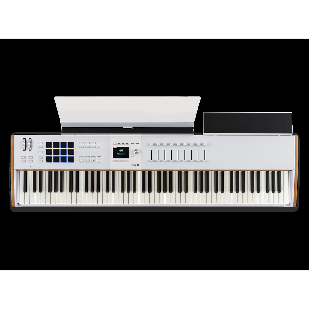 MIDI клавиатура [231641] Arturia [KeyLAB 88 MK3 White] 88 клавиш, полновзвешенная с velocity&aftertouch, молоточковая механика Fatar