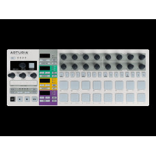 MIDI контроллер (Микшер-семплер (контроллер)) [430111] Arturia [BeatStep Pro] 2 независимых монофонических 64-шаговых мелодических секвенсора, 16-трековый секвенсор ударных, 16 проектов, в каждом 16х2 sequences, 16 drum sequences, CV/GATE выходы, 8 Drum
