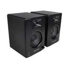 Акустическая система [BX4PAIRXEU] M-audio [BX4 (пара)] (активный+пассивный), 2-х полосные, 25 Вт, 69-22000 Гц, д4,5"+1" входы: 2x1/4" линейный вход, 2xRCA линейный вход