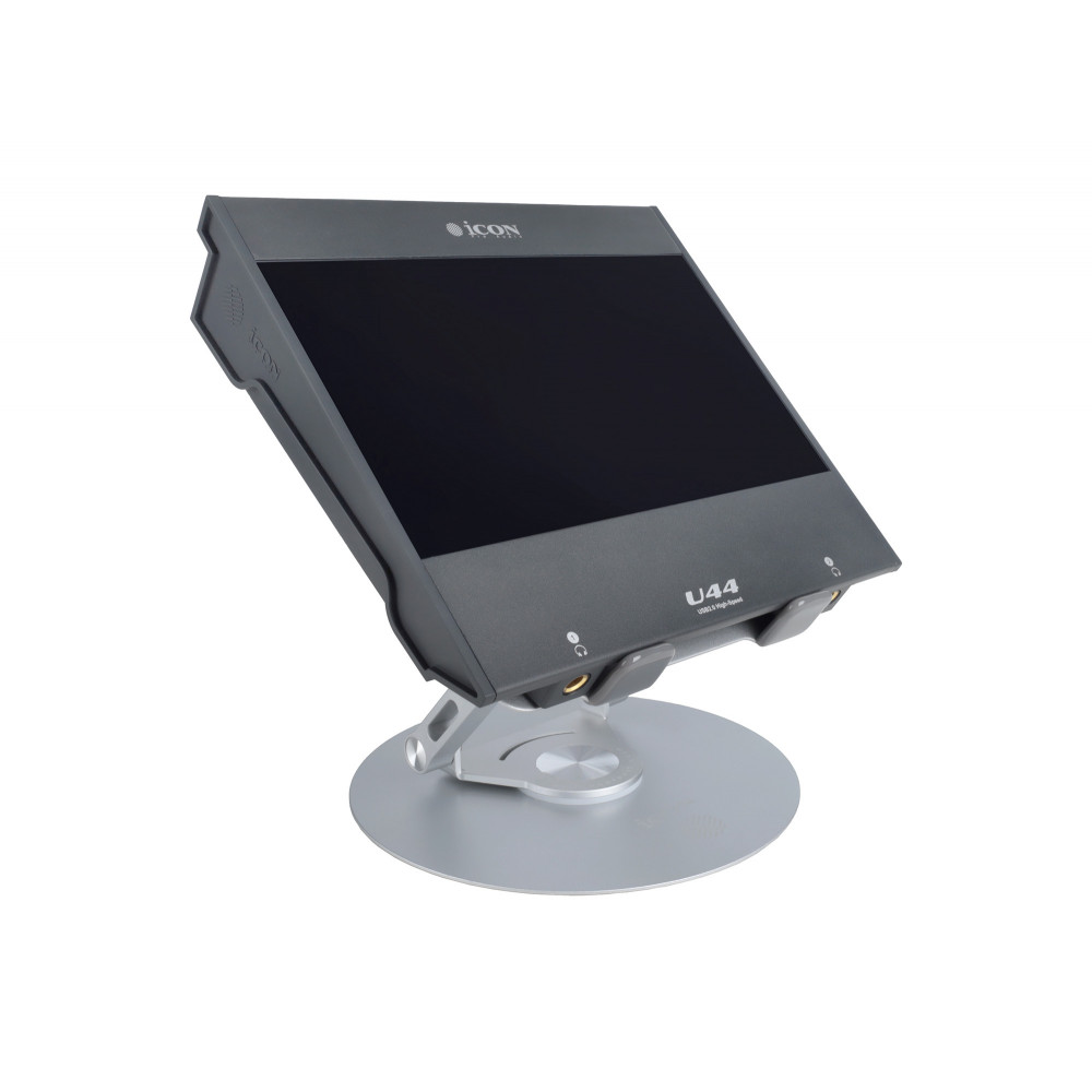 Аудиоинтерфейс [110313A2007] Icon [U44] 2х процессора ARM-M7 500M МГц, АЦП/ЦАП 24 бит/192 кГц, 7" TFT дисплей, 2x Combo XLR/TRS микр. входа, 2x 1/4" лин. входа, 2x 1/4" TRS лин. выхода, 2x 1/4" TRS для наушников, USB-C, USB-C UNI OTG, 
