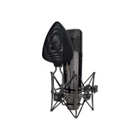 Микрофон конденсаторный Icon [Space 87] студийный, диаграммы Cardioid, Omnidirectional, Figure 8, частотный диапазон 20-20000 Гц, сопротивление 200 Ом, SPL 127 дБ, S/N 68/71/69 дБ (Omni/Cardioid/8), питание + 48 В, разъем XLR-F, подвес, поп-фильтр, кейс