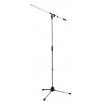 Микрофонная стойка "журавль" K&M 21020-300-02, высота от 900 до 1605 мм, длина стрелы 800 мм
