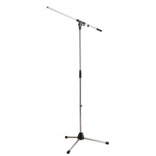 Микрофонная стойка "журавль" K&M 21020-300-02, высота от 900 до 1605 мм, длина стрелы 800 мм