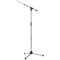 Микрофонная стойка "журавль" K&M 21080-300-02, высота от 925 до 1630 мм, длина стрелы от 425 до 725 мм
